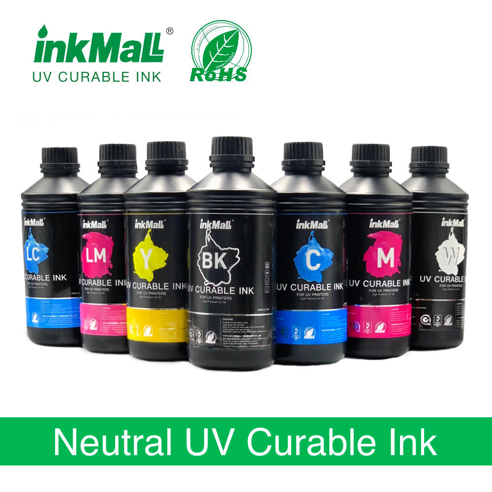 Nova tinta UV neutra para impressora UV híbrida